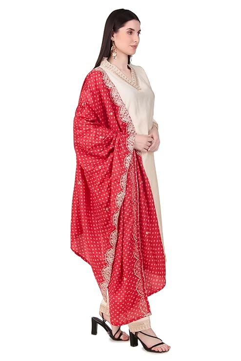 Women Embellished Kurta & Pants with Dupatta