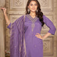 Women Embroidered Straight Kurta Set with Dupatta