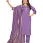 Women Embroidered Straight Kurta Set with Dupatta