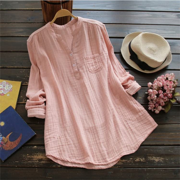 Linen Cotton Women & Girl Fashion Tops